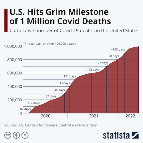 U.S. Hits Grim Milestone of 1 Million Covid Deaths