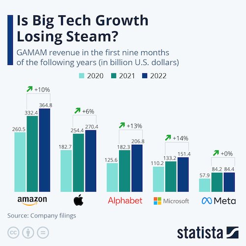 Is Big Tech Growth Losing Steam?