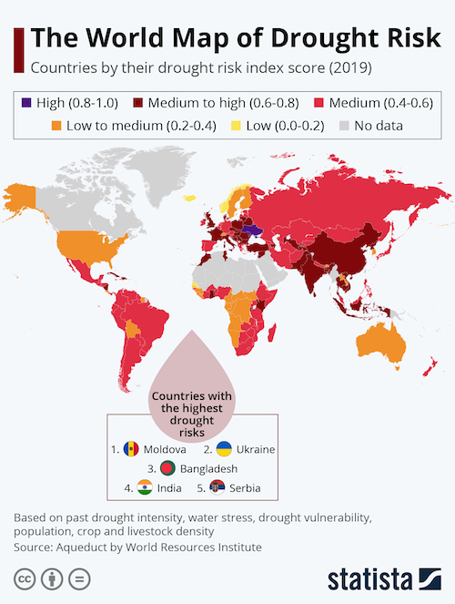 The World Map of Drought Risk