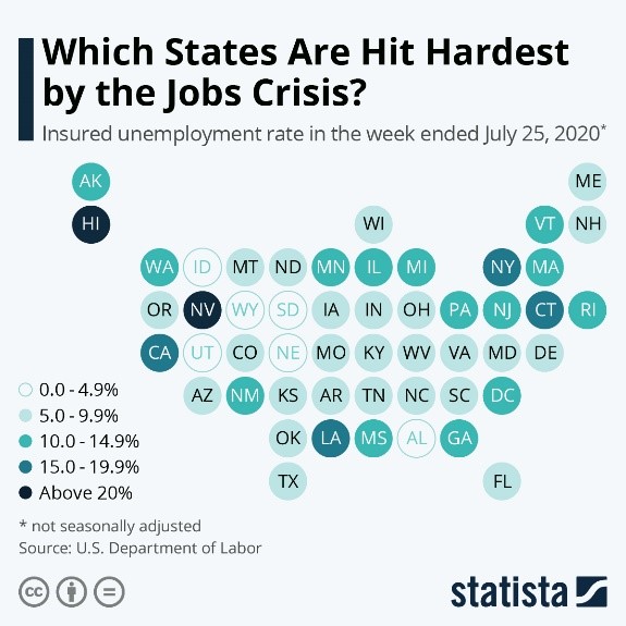 Which States Are Hit Hardest by the Jobs Crisis