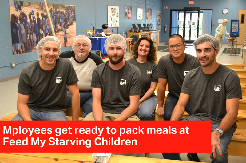 M. Holland Mployees Volunteering At Feed My Starving Children