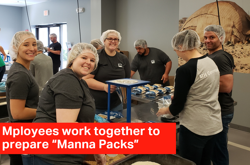 M. Holland Mployees Volunteering At Feed My Starving Children